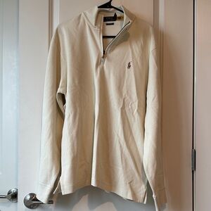 Ralph Lauren Cream Estate Rib Pullover
